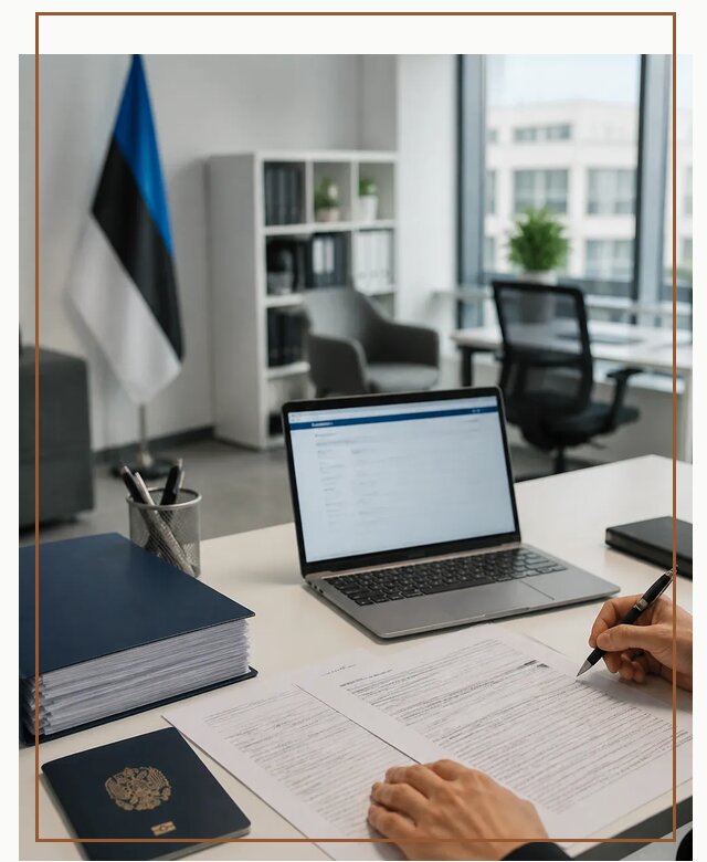 Оформление ВНЖ в Эстонии для переезда и легального проживания в Котласе